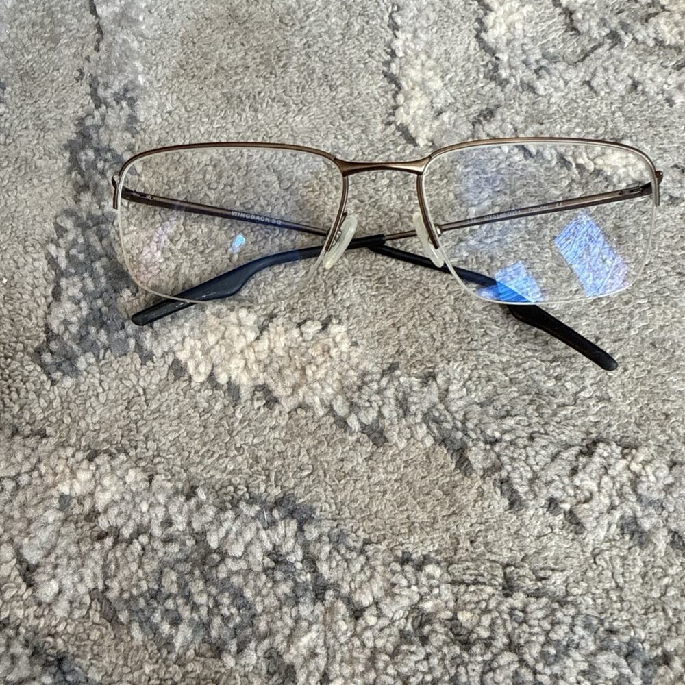 100% Authentic Oakley Wingback Eyeglasses OX5148-0256 Titanium Pewter Frames